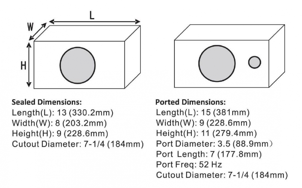 BOSS Audio Systems CXX8 Subwoofer para automóvil de 8 pulgadas - 600
