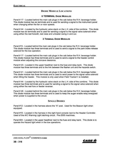 Case 2144, 2166, 2188, 2344, 2366, 2388 Tractor Service Manual Repair Shop Book - Picture 19 of 24
