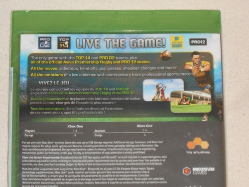 NUEVO Rugby 15 XBox One Game XB1 SELLADO 2015 (LEER DESCRIPCIÓN) xboxone 1 EE. UU. rubgy - Imagen 3 de 5