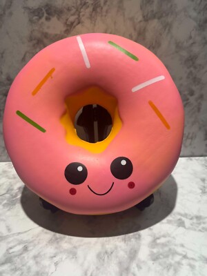 Squishy Jumbo Sprinkles Pink Icing Donut Doughnut 9