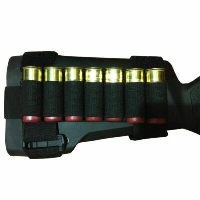 ONETIGRIS Tactical Shotgun Cartridge Stock Shell Holder 7 Round Ammo Pouch Bag