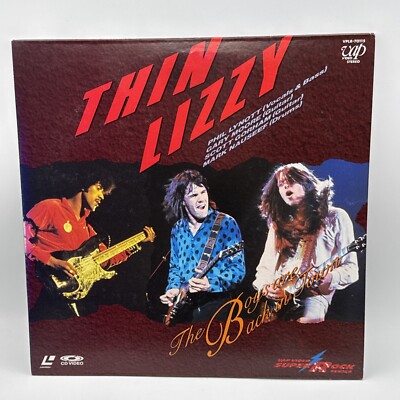Thin Lizzy The Boys Are Back in Town Laserdisc Japan OBI Rock