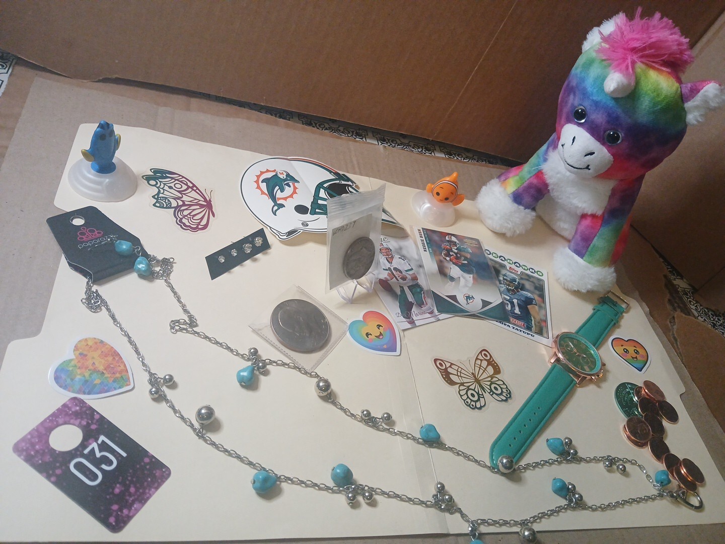 Collectible Junk Drawer Coin Lot 1972JFK 1972 Eisenhower Dan Marino Reggie Bush