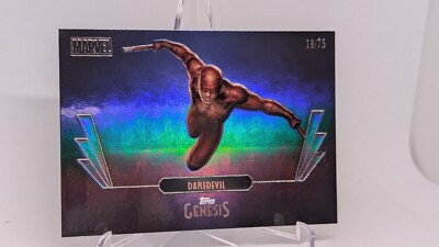 2025 Topps Disney Genesis Daredevil #67 Blue Foil 19/75