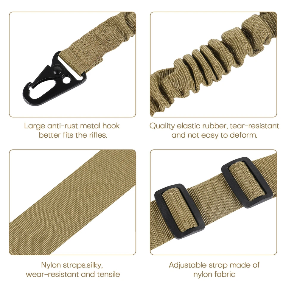 Rifle giratorio táctico de 2 puntos QD correa ajustable para pistola con MLOK giratorio Foto 4 de 4