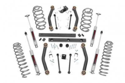 Rough Country 4'' Lift Kit with N3 Shocks fits 97-02 Jeep Wrangler TJ 4WD