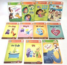 LeapFrog Tag Junior Books only Lot of 11 LeapReader Dr Seuss Dora Disney Jake