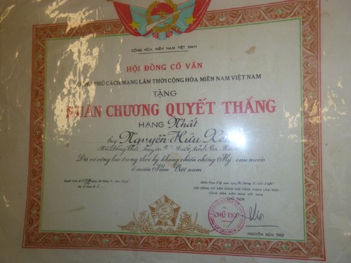 'The Resolution for Victory Order' - 1975 Citation - Guerre du Vietnam - Viet Cong - Photo 6/8