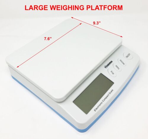 DIGITAL SHIPPING SCALE POSTAL SCALE 66 LBS CAPACITY w/ AC ADAPTER - Picture 1 of 4