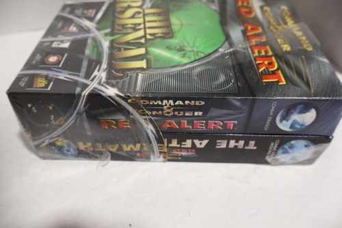 SEALED Command and Conquer Red Alert ARSENAL 1996 Big Box PC SOME RIPPED PLASTIC - Picture 5 of 6