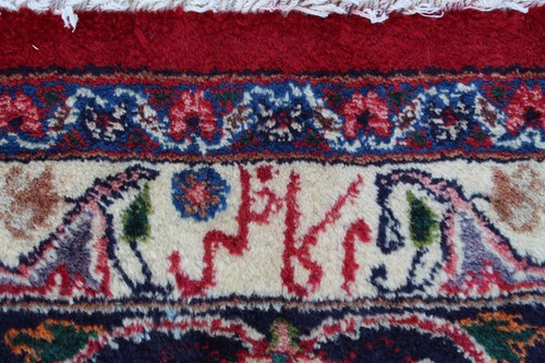 Vintage Worn Hand Made Traditional Oriental Wool Red Blue Carpet 389x291cm - Picture 16 of 20