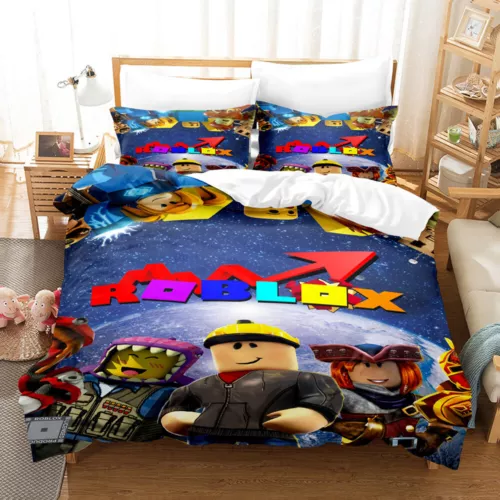 Minecraft Quilt Duvet Doon Cover Set Bedding Soft Kid Single Double Queen King - Picture 23 of 31