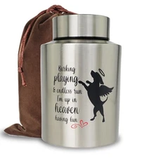 Pet Cremation Urns for Dogs Ashes, Up to 60 lbs Dog Memorial Keepsake Urns