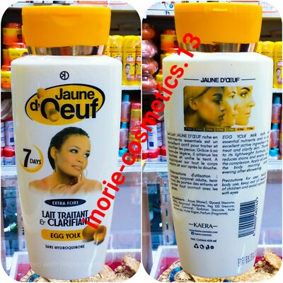 Egg Yolk Extra Whitening Clarifying Body Milk /450 ML *7 Days Results*
