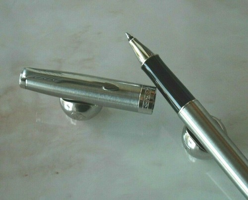 PARKER SONNET STAHL PEN PRESTIGE KUGELSCHREIBER BÜRSTE NEU AUS LAGER X53 - Bild 1 von 12