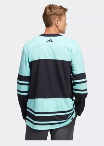 SEATTLE KRAKEN AUTÉNTICO ADIDAS REVERSO RETRO JERSEY TALLA 52 NHL HOCKEY NUEVO CON ETIQUETAS NUEVO - Imagen 2 de 3