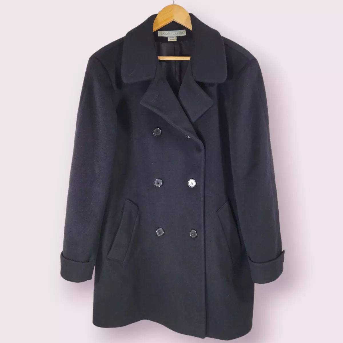 Larry levine wool best sale peacoat