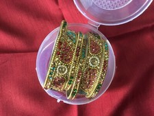 indian pakistani jewelry 6pcs of kada set bracelatte Size 2.8