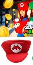 Super Mario Bros Cosplay Red Hat One Size Fits Most Nintendo