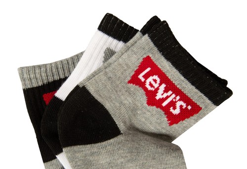 Baby girl sock LEVI'S 3 pairs socks ghost shoe pair girl boy with logo item L007 - Picture 3 of 3
