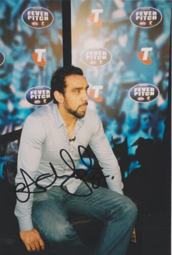 ADAM GOODES AFL SYDNEY SWANS CHAMPION RARE SIGNED PHOTO COA