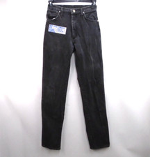 Vintage Wrangler Jeans Cowboy Cut High Waist Women Western 7 x38 28x38 USA Black