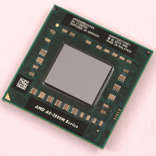 AMD A8-3500M Mobile Quad Core APU Sabine 1.5Ghz CPU Socket FS1 AM3500DDX43GX - Picture 1 of 3