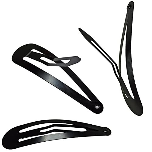 30 Pcs Snap Hair Clips, 3.1 Inch Big Size Barrettes Women No Slip Metal Snap - Picture 2 of 7