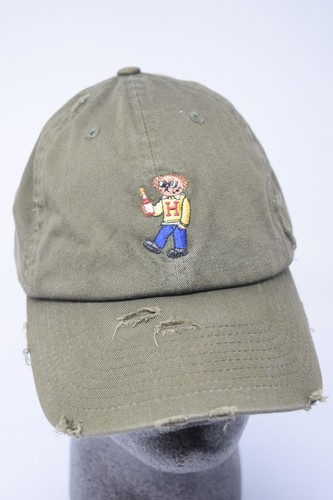 Kbethos VINTAGE DAD HAT CAP HENNY BOTTLE BEAR EMBROIDERY - Picture 2 of 8