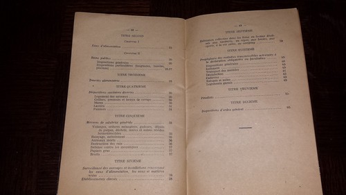 REGLEMENT SANITAIRE DEPARTEMENTAL - Département de la Corrèze - 1955 - Limousin - Foto 4 di 5