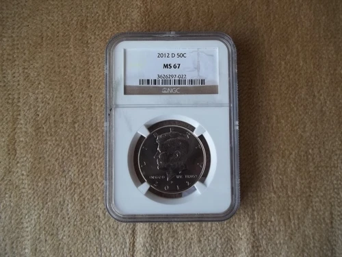 2012 D Kennedy 50C  Half Dollar NGC MS67