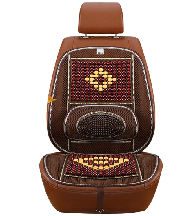 Cojín de Masaje Lumbar Comodo Espalda Universal Para Asiento de Coche Carro Auto - Image 2 of 4