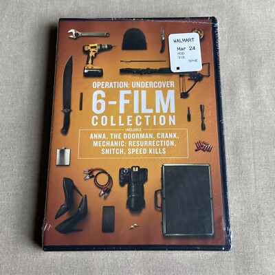 Operation Undercover (DVD 6-Film NEW) Anna Crank Snitch Speed Kills The Doorman