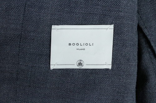 BOGLIOLI Gray Hopsack WOOL Solid Sport Coat Blazer Jacket 46IT 36US/UK - Picture 15 of 16