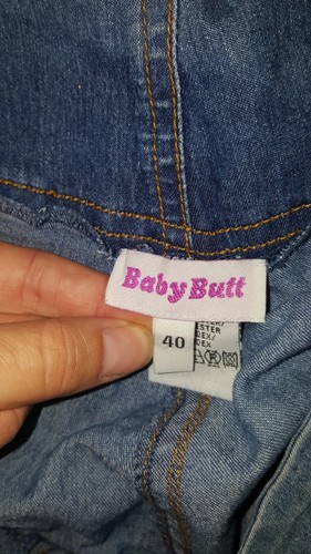 Umstandshose Umstandsjeans Jeans Schwangerschaft Baby Butt Gr. 40 blau Damen - Bild 2 von 4