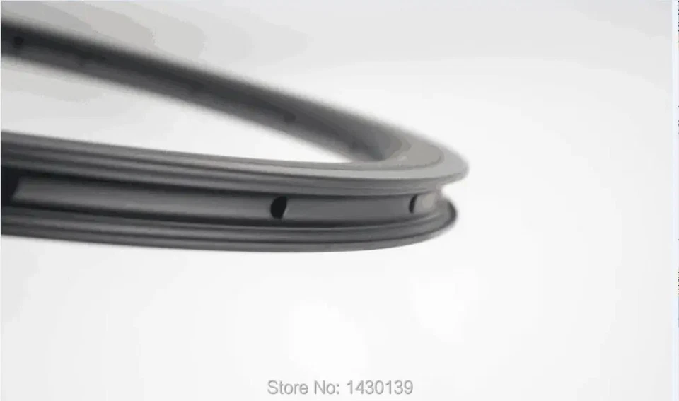 Cubierta de bicicleta de carretera 700C carbono 38 50 60 88 mm llantas sin cámara 25 mm ancho forma de U Foto 4 de 4