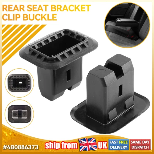 x2 for Audi A4 A6 VW Golf MK5 MK6 4B0886373 4B088637301C Rear Seat Fixing Buckle
