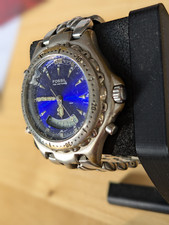 FOSSIL BLUE, Vintage mit LCD Sceen, neue Batterie