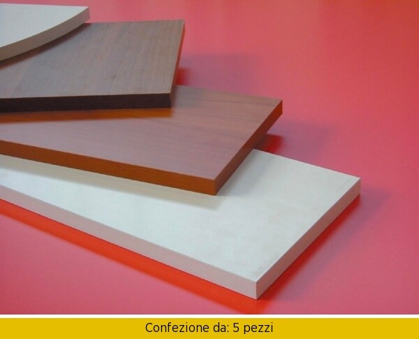 Decorlegno 381/21: Set 5 Assi Mensola Noce 60x20x1.8 per Brico