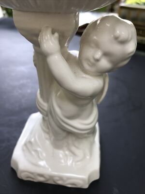 Rubens Originals, Japan, 1950, White Planter with Cherub