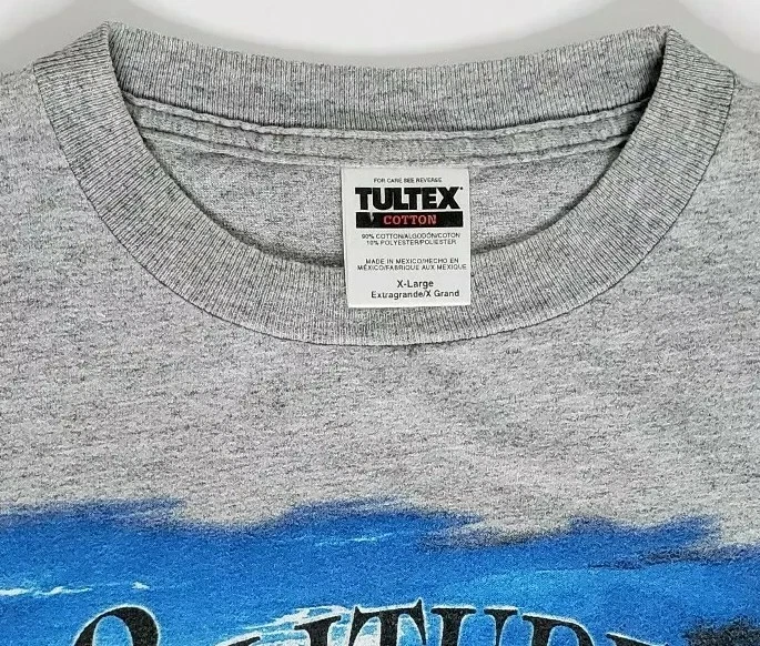 Винтажная мужская футболка Sturgis 2000 Solitude Black Hills Motorcycle Rally XL серая - Изображение 3 из 4