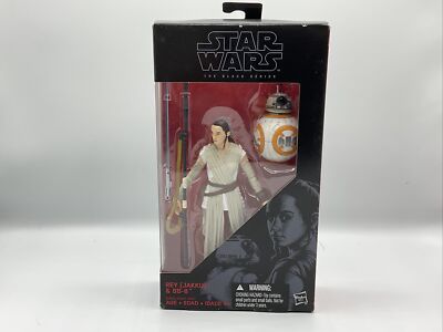 STAR WARS The Black Series 6-Inch Rey Jakku Action Figure NIB Minor Box ...