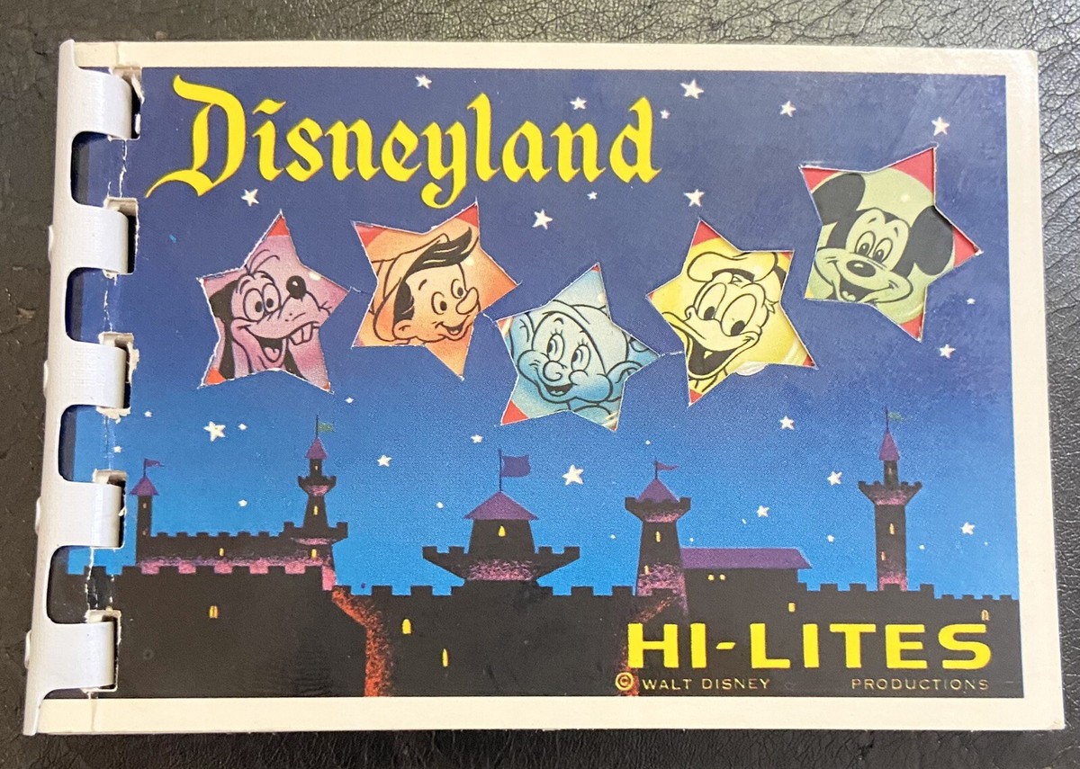 Walt Disney Disneyland Hi-Lites Booklet 12 Pages Vintage | eBay