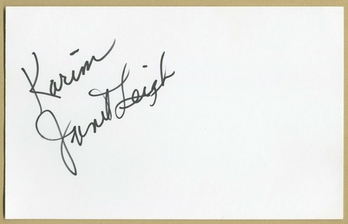 Tony Curtis & Janet Leigh - Cartes dédicacées en personne + Photo - 1999 & 2003 - Picture 2 of 6