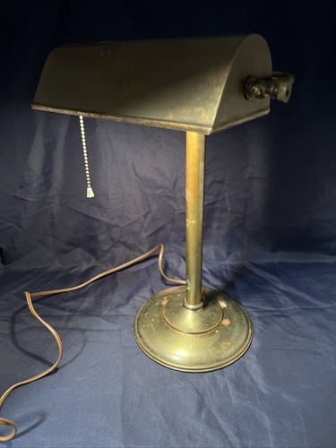Antique Vintage Industrial Piano Bankers Desk Lamp Works Nicely - Picture 5 of 23