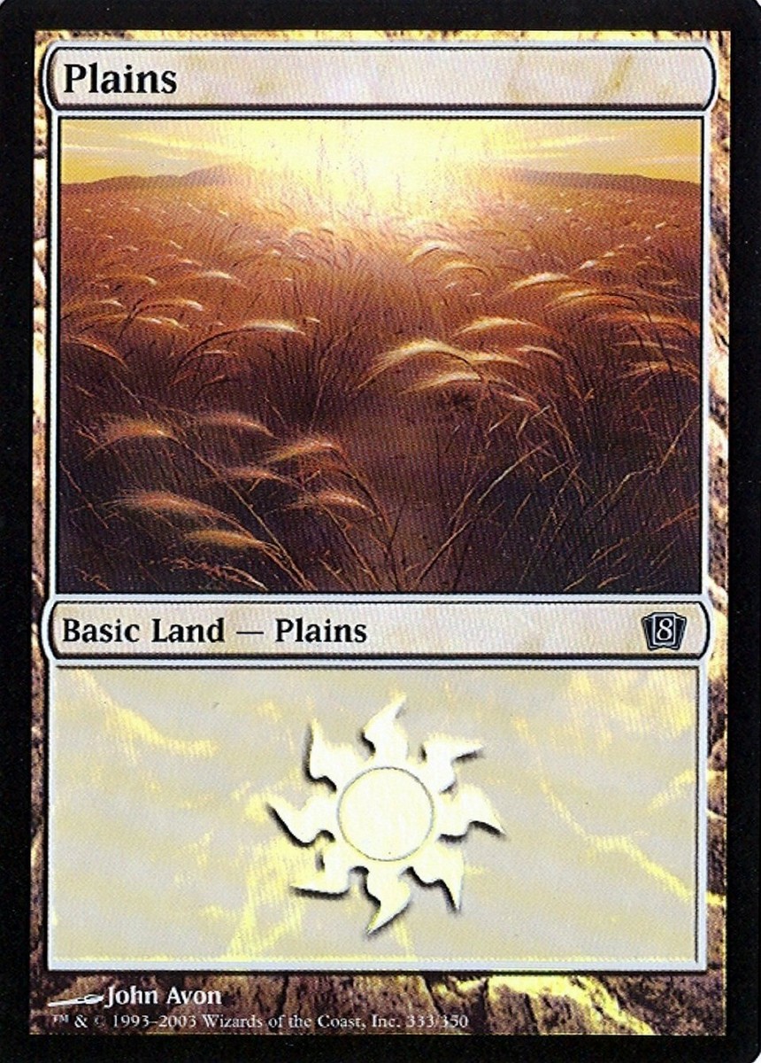 MTG - 8th Edition - Plains #333 - Foil - Various conditions | eBay
