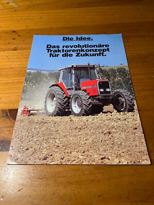 Prospekt Massey Ferguson MF Die Idee Traktor Schlepper N