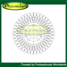Premier Front Rear Brake Disc Fits Renault Megane 2015- 1.6 dCi 1.7 402062000R