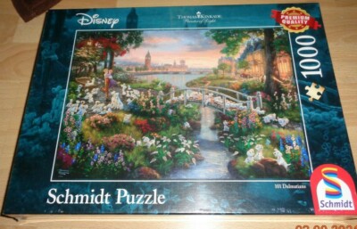Schmidt 59489 Puzzle Thomas Kinkade-101 Dalmatians,1000 tlg.Puzzle,NEU-lesen
