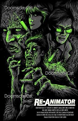 Re-Animator 1985 Alternative Restored 11x17 Movie Poster Jeffery Combs